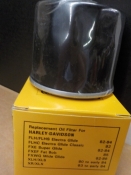 SHOVELHEAD BIG TWIN SPORTSTER "NEW" BLACK OIL FILTER #10-07700